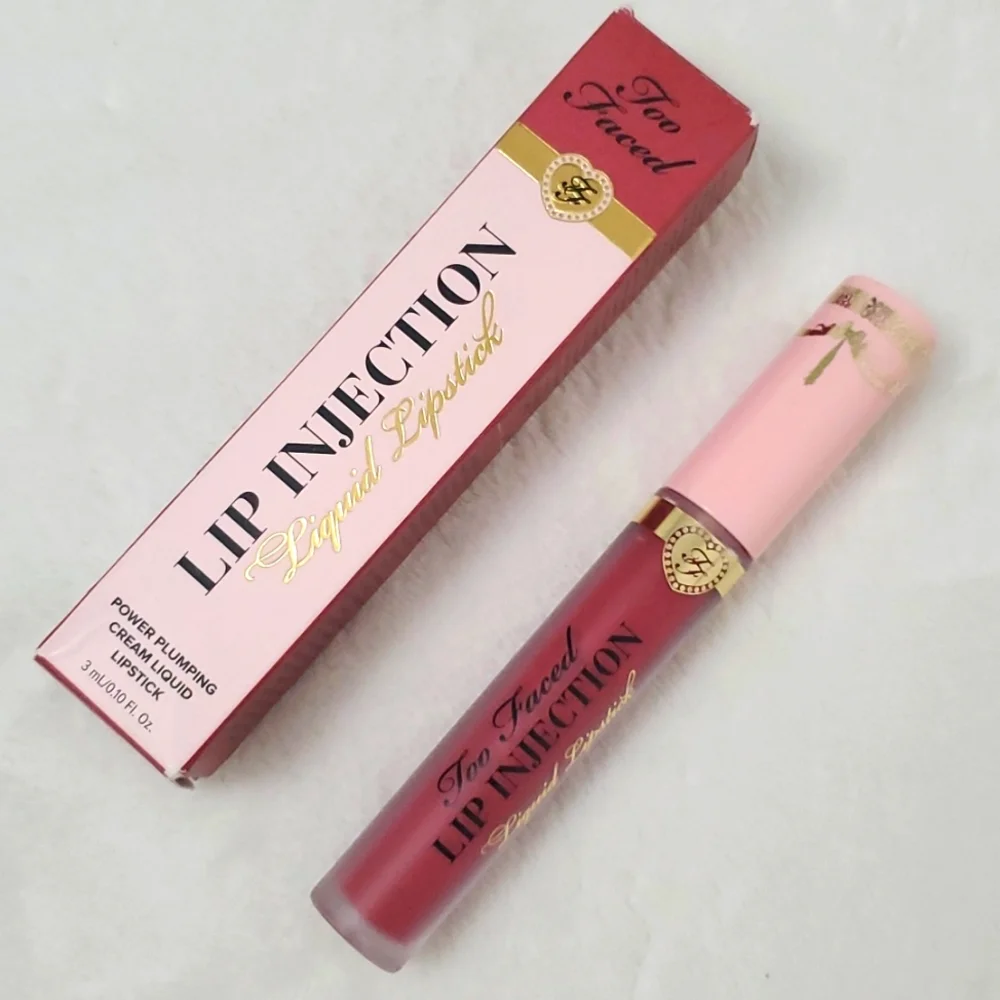 NIB Too Faced Lip Injection Liquid Lipstick in Big Lip Energy